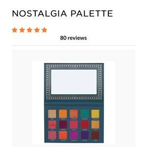 New in box Nostalgia Palette by Ace Beaute